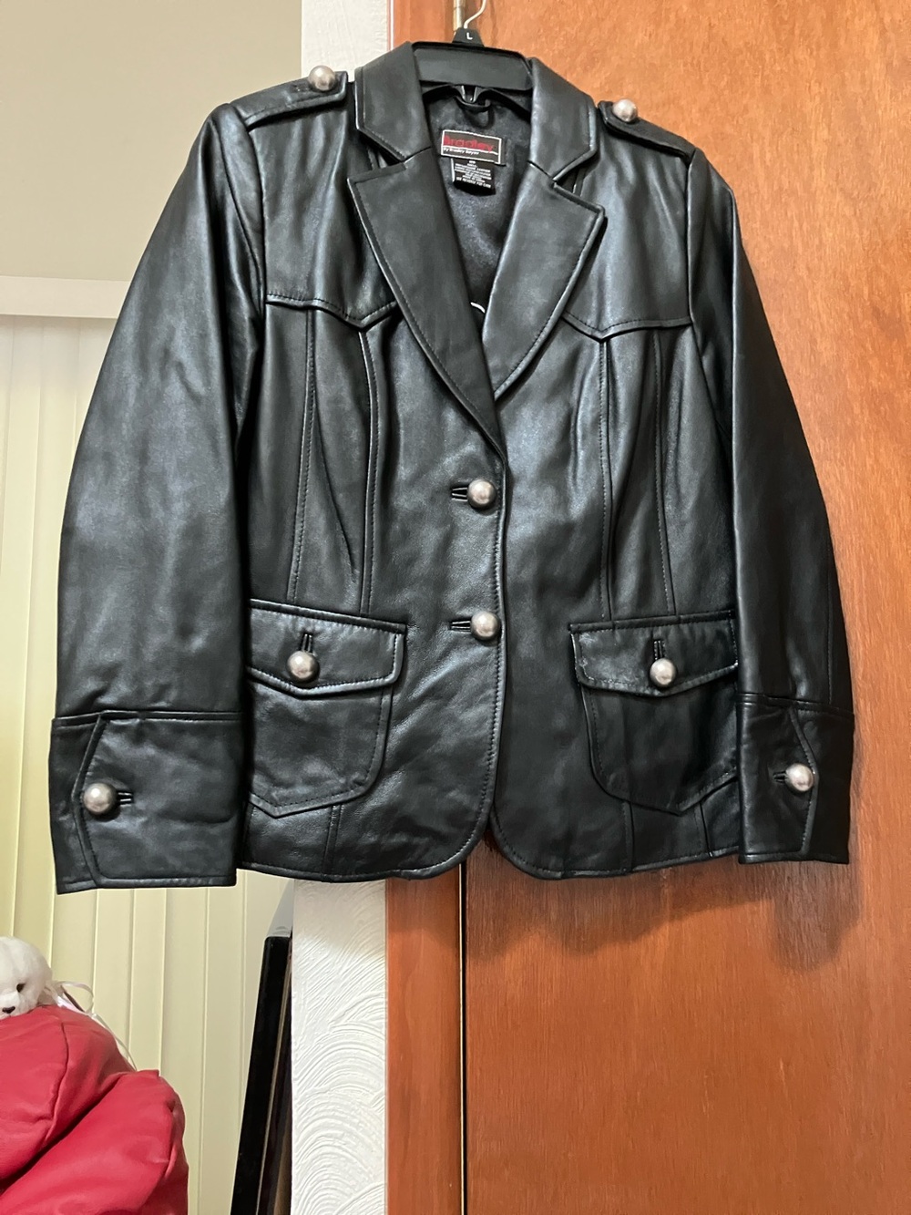 BRADLEY BAYOU black leather lambskin jacket